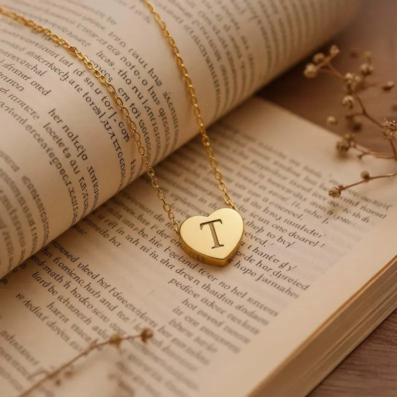 Heart Letter Necklace