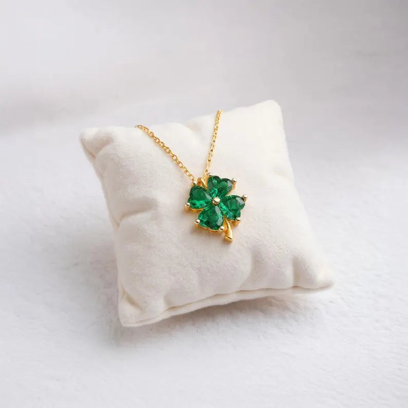 Clover Birthstone Necklace