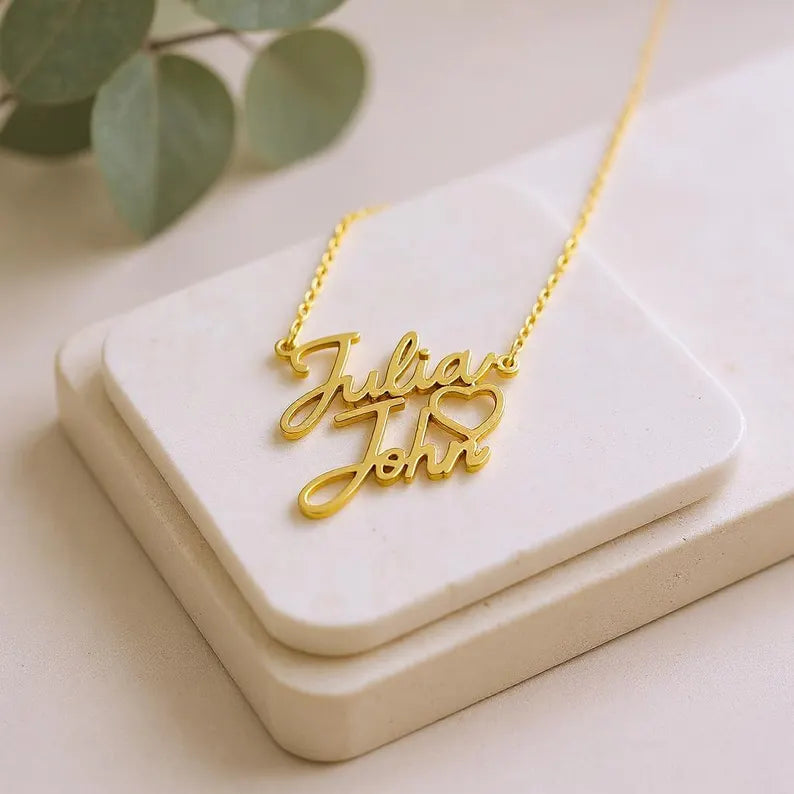 Two Name Necklace