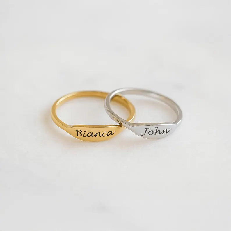 Personalized Name Ring