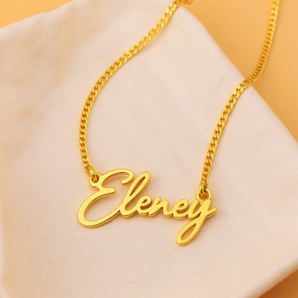 Cuban Chain Name necklace