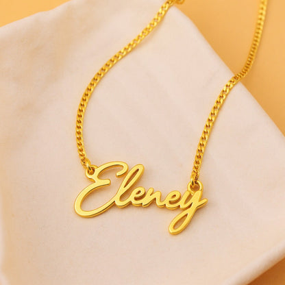 Cuban Chain Name necklace