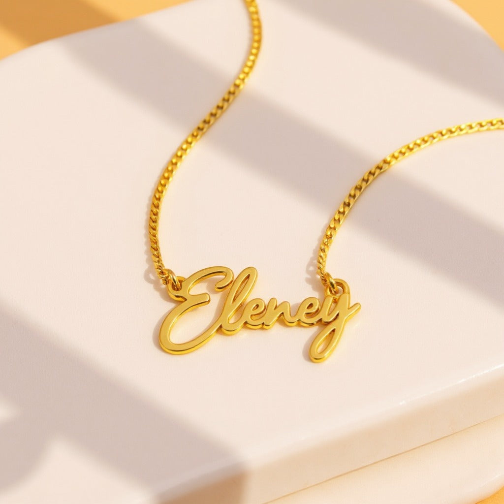 Cuban Chain Name necklace