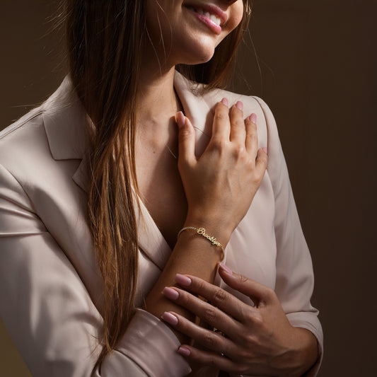 Tennis Name Bracelet