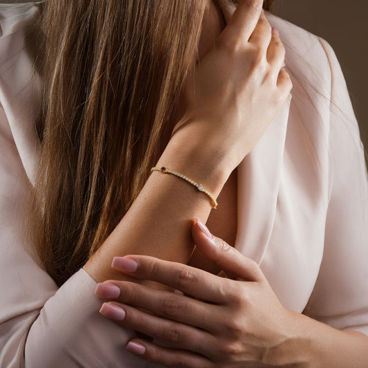 Tennis Birthstone Bracelet