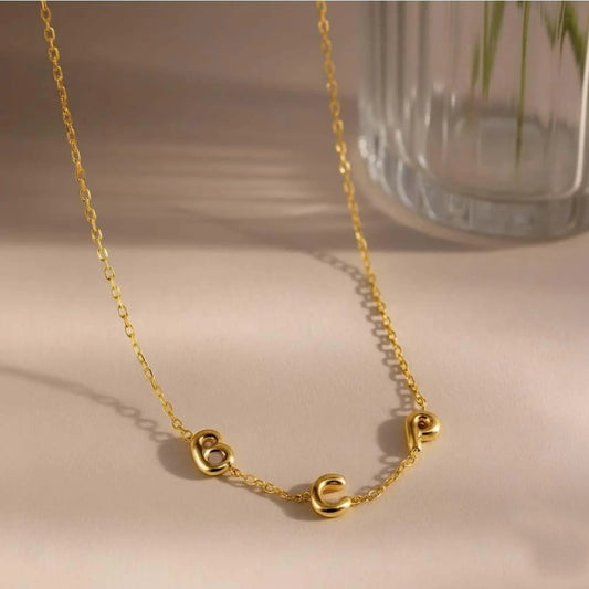 Bubble Letter Necklace