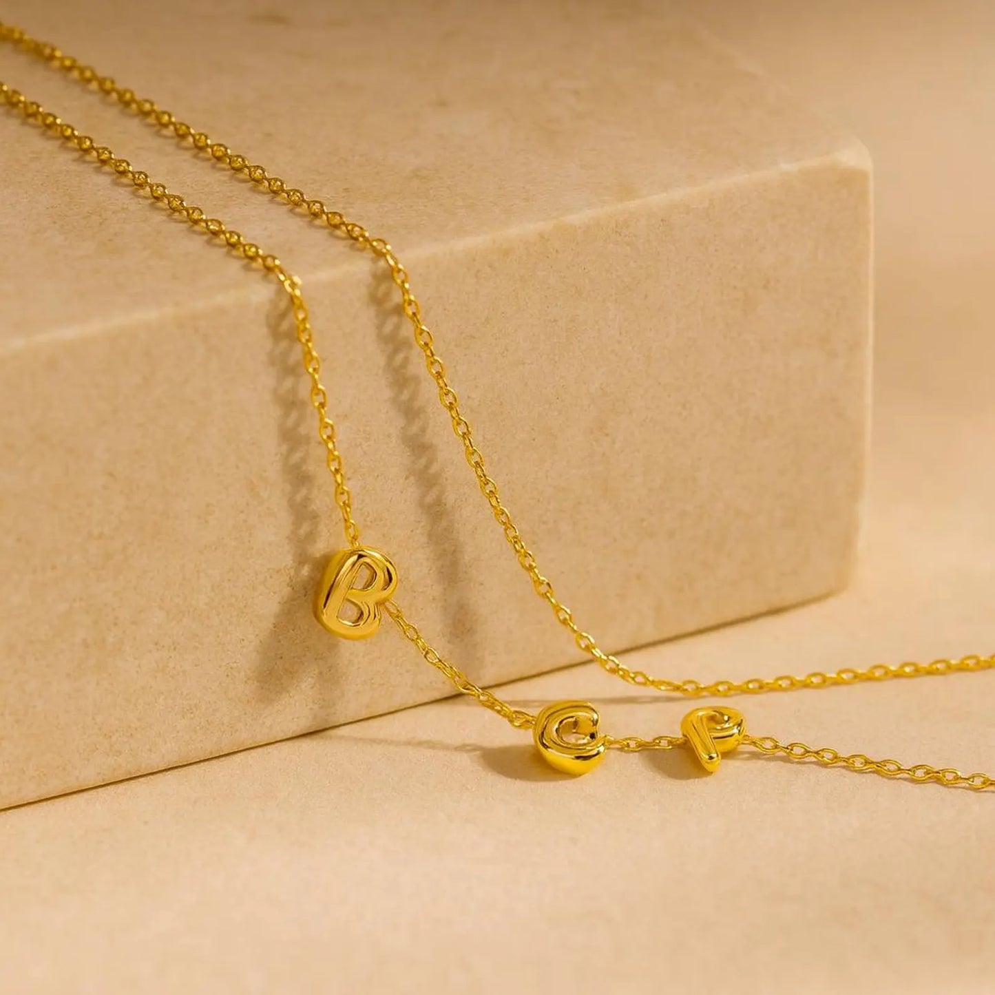 Bubble Letter Necklace