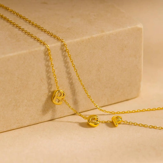 Bubble Letter Necklace
