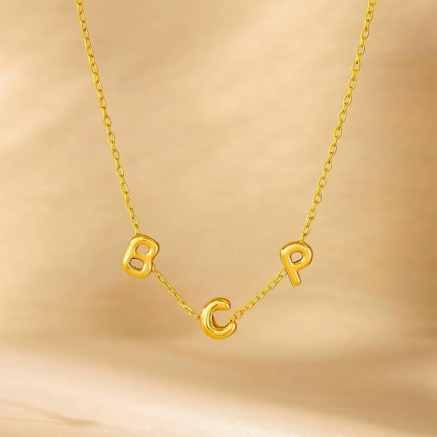 Bubble Letter Necklace