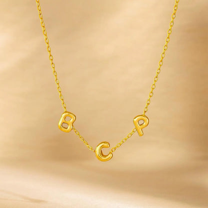 Bubble Letter Necklace