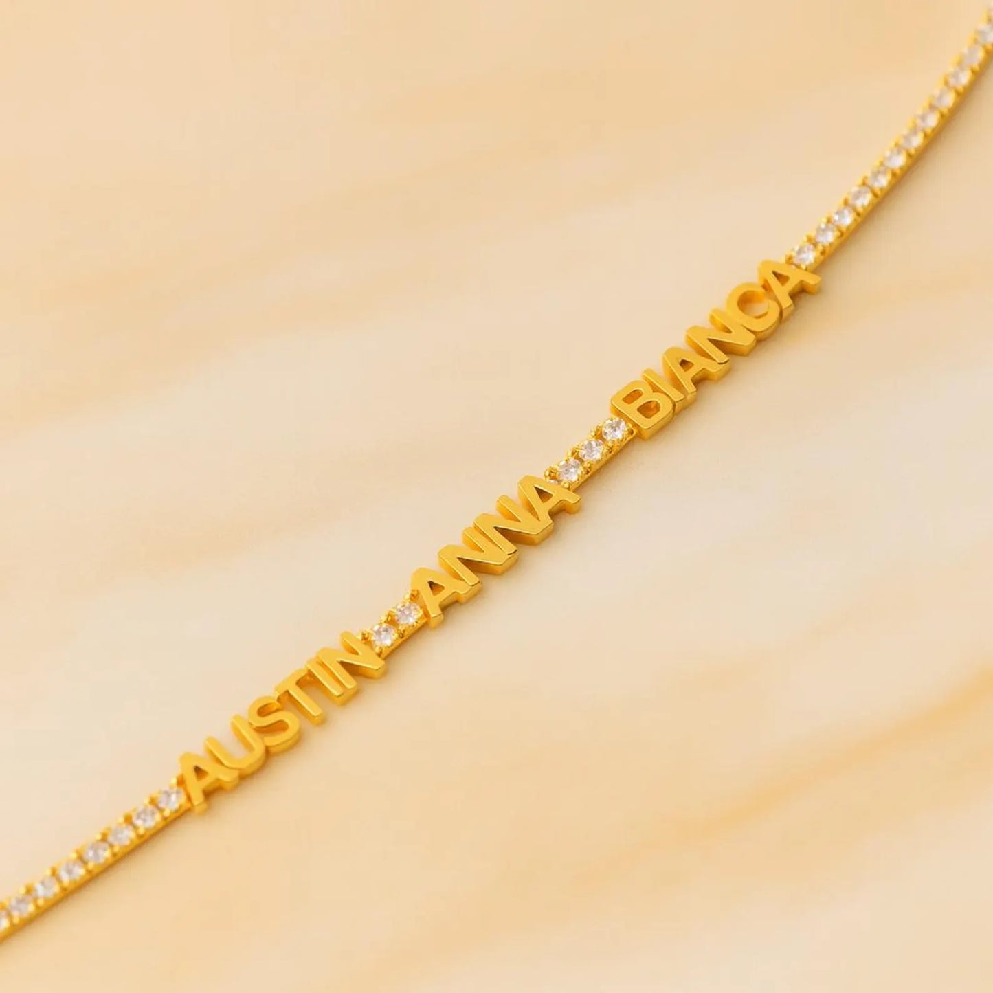 Multiple Name Bracelet