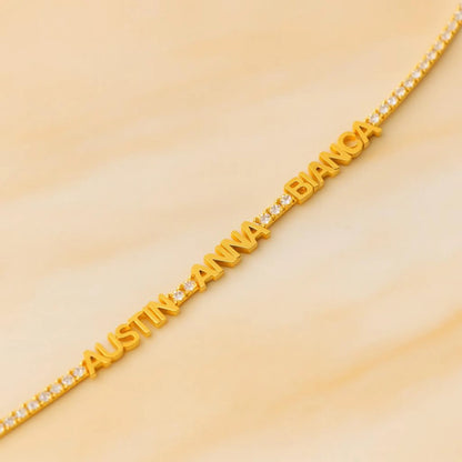 Multiple Name Bracelet