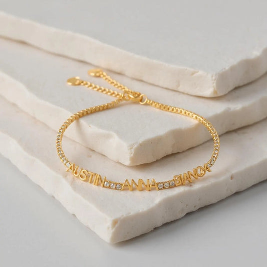 Multiple Name Bracelet