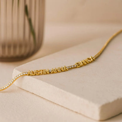 Multiple Name Bracelet