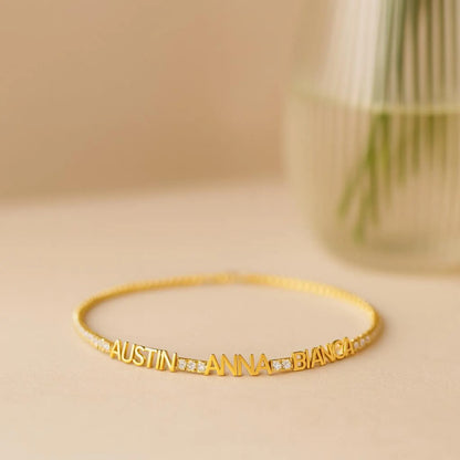 Multiple Name Bracelet