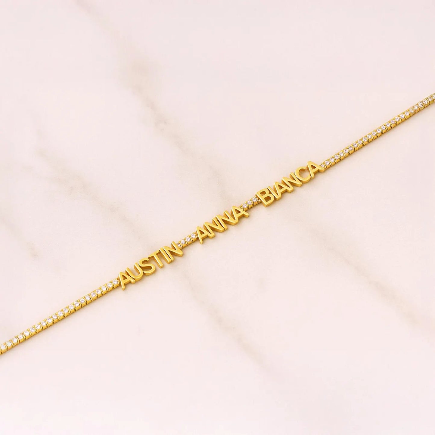 Multiple Name Bracelet