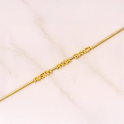 Multiple Name Bracelet