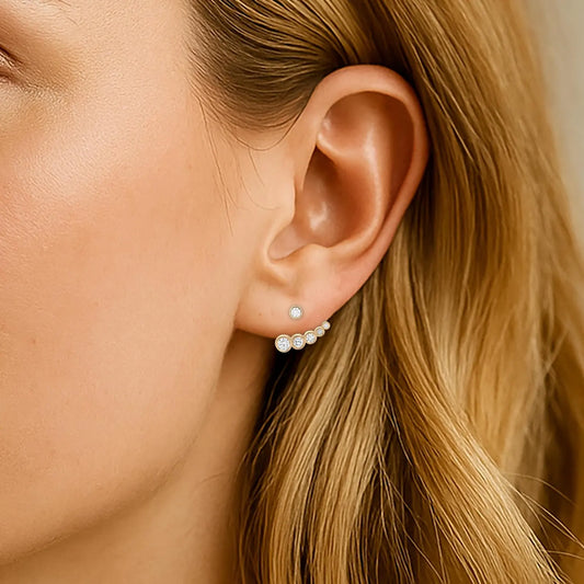 Multi Diamond Earring