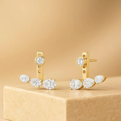 Floating Diamond Earring