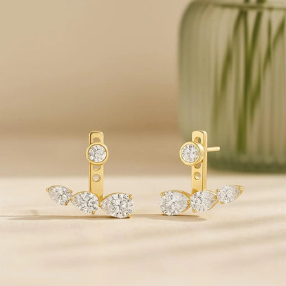 Floating Diamond Earring