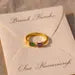 Double Birthstone Ring