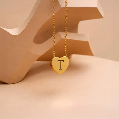 Heart Letter Necklace
