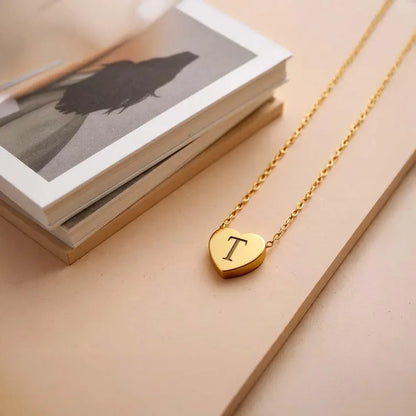 Heart Letter Necklace