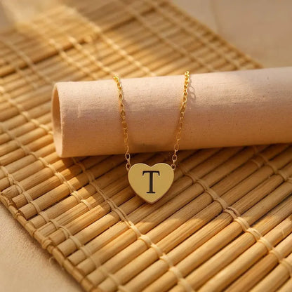 Heart Letter Necklace