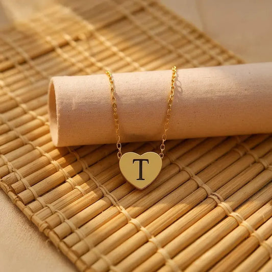 Heart Letter Necklace