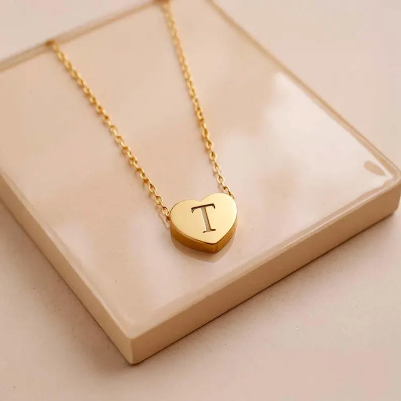 Heart Letter Necklace