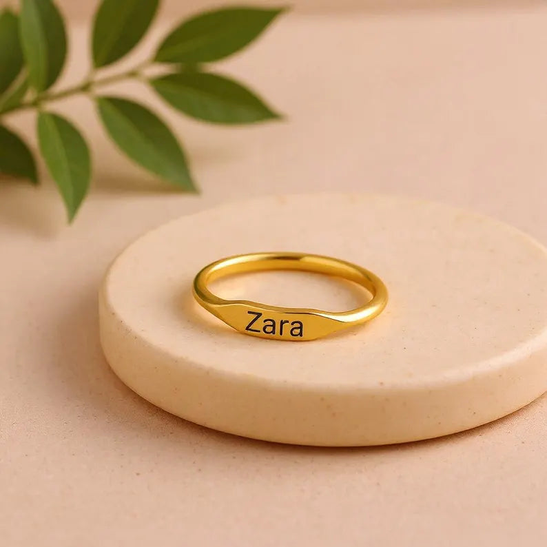 Custom Name Ring