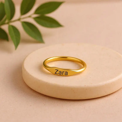 Custom Name Ring