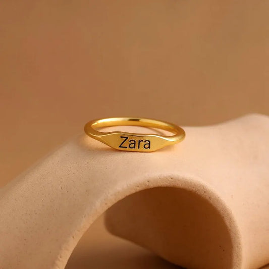 Custom Name Ring