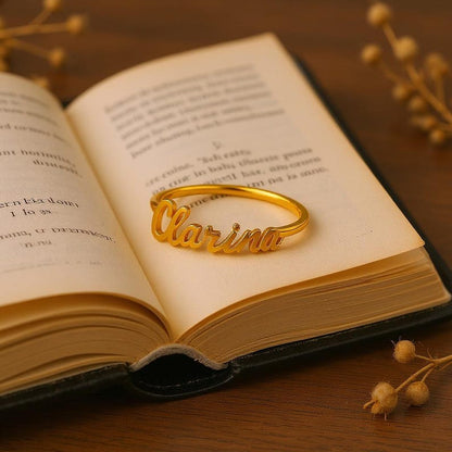 Customized Name Ring