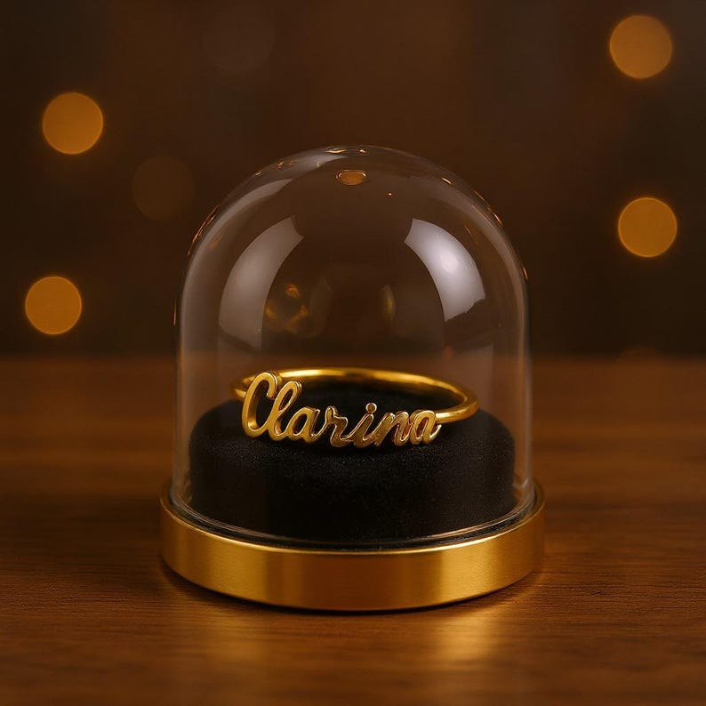 Customized Name Ring