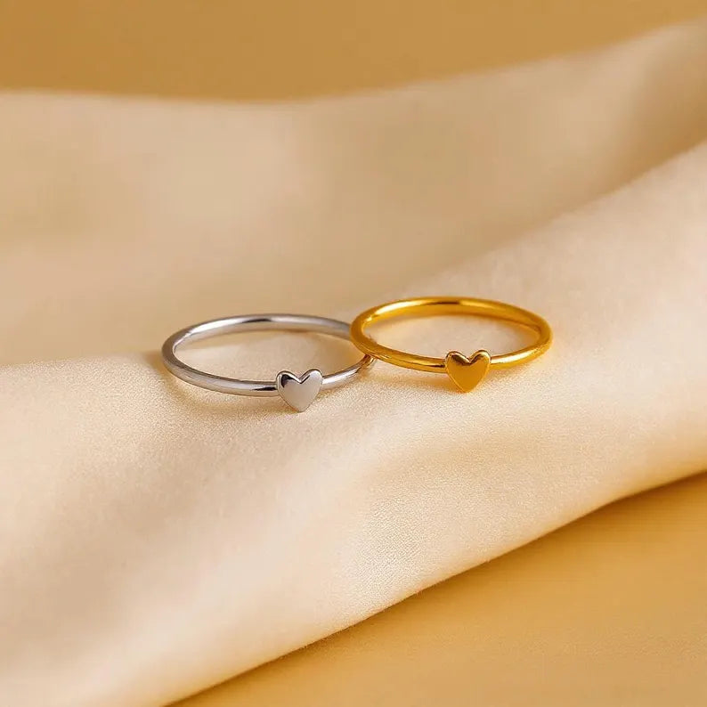 Heart Stacking Ring