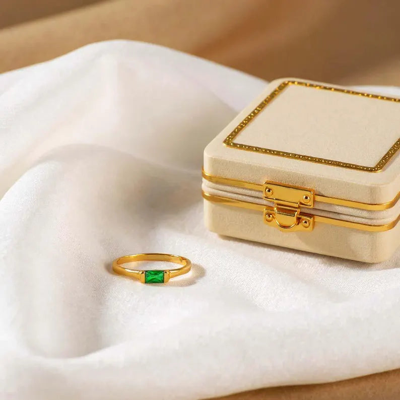 Dainty Birthstone Ring