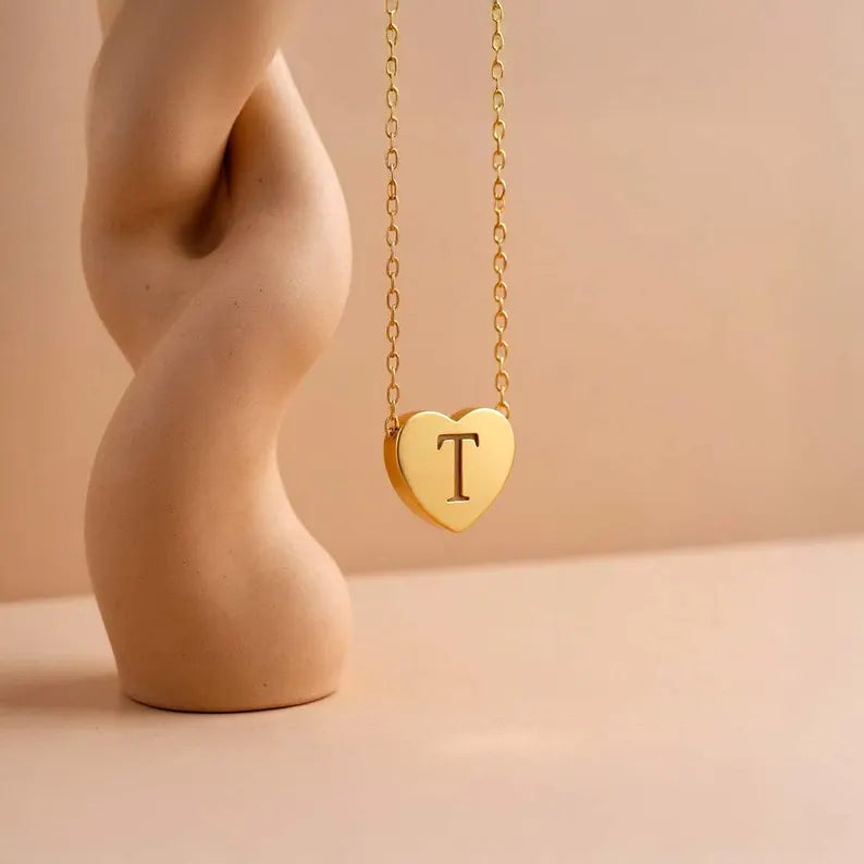 Heart Letter Necklace