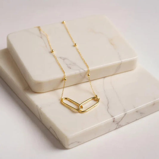 Satellite Chain Interlocked Necklace