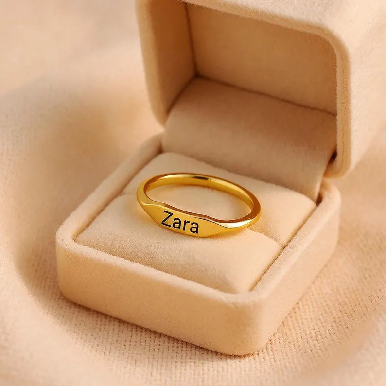 Custom Name Ring