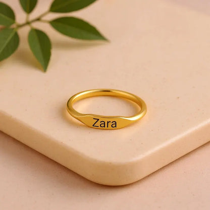 Custom Name Ring
