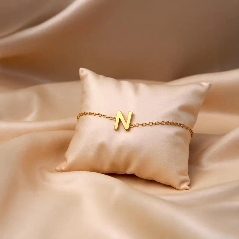 Dainty Initial Necklace Customizable