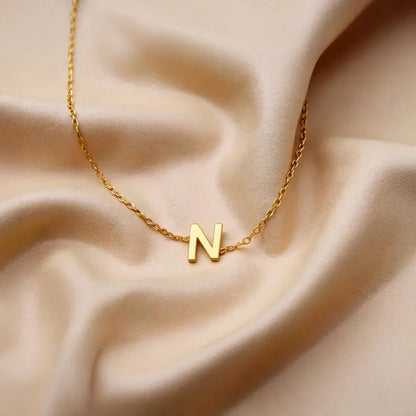 Dainty Initial Necklace Customizable