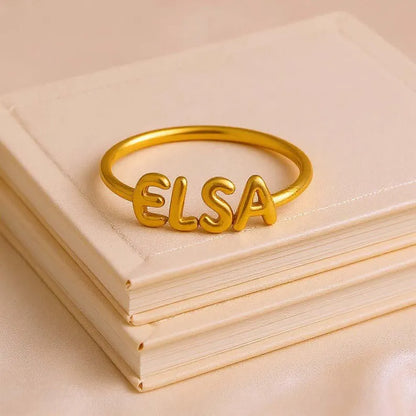 Customizable Name Ring