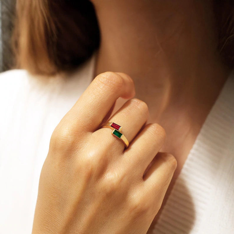 Two Birthstone Ring