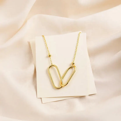 Satellite Chain Interlocked Necklace