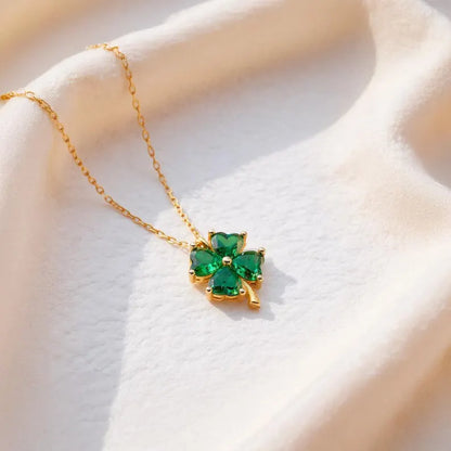 Clover Birthstone Necklace