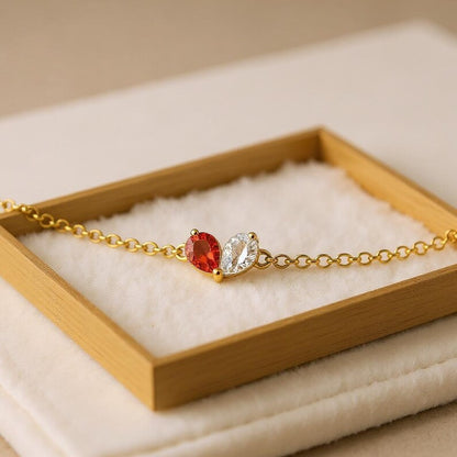 Double Birthstone Bracelet