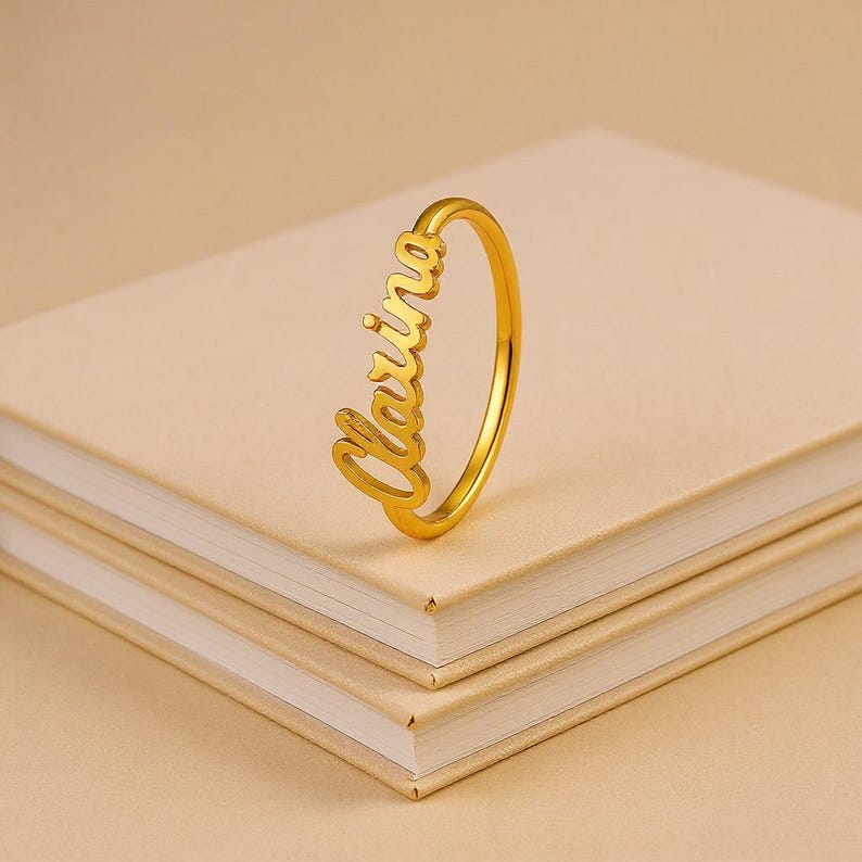Customized Name Ring