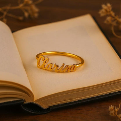Customized Name Ring